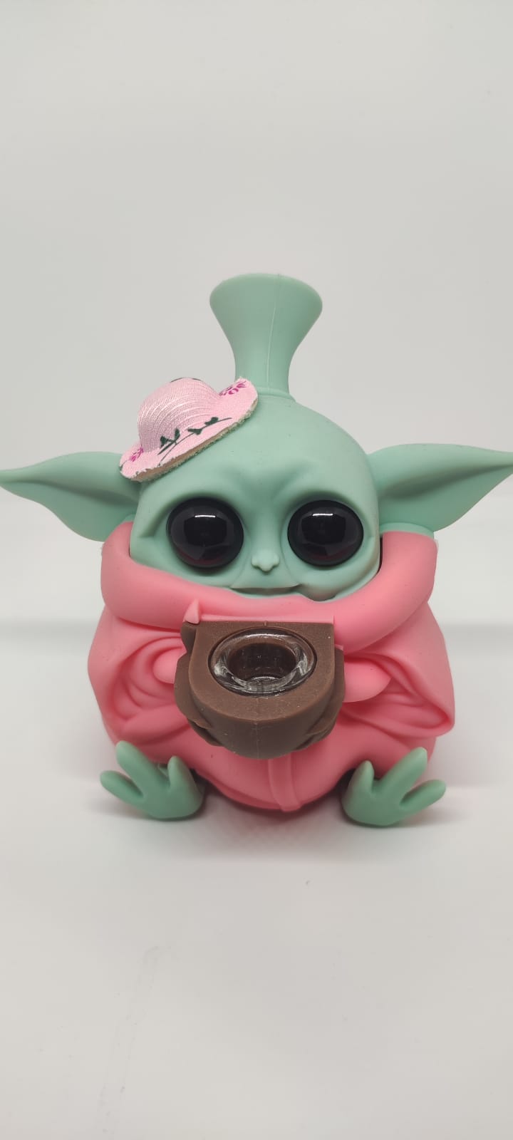Bong Baby Yoda Rosa